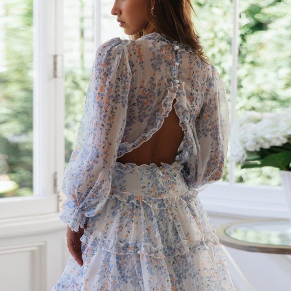 Floral "Amanda" Dress - Picture 4 of 8